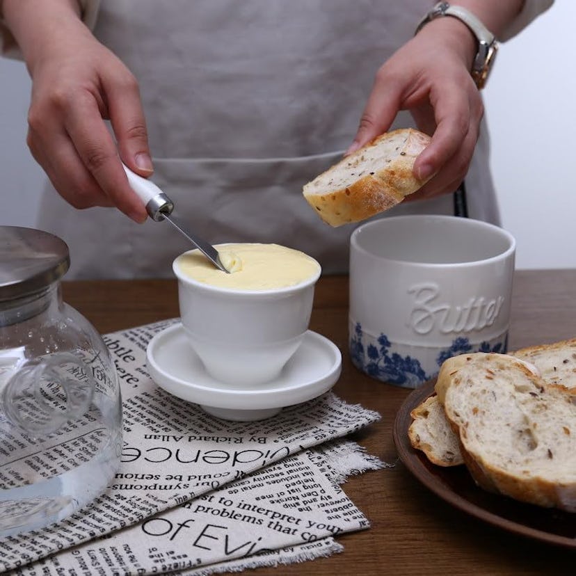 sofarefinish Butter Crock with Lid