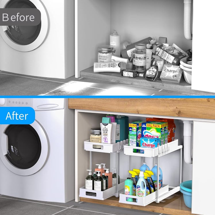 Kjfeoiye Under-Sink Organizers (Set of 2) 