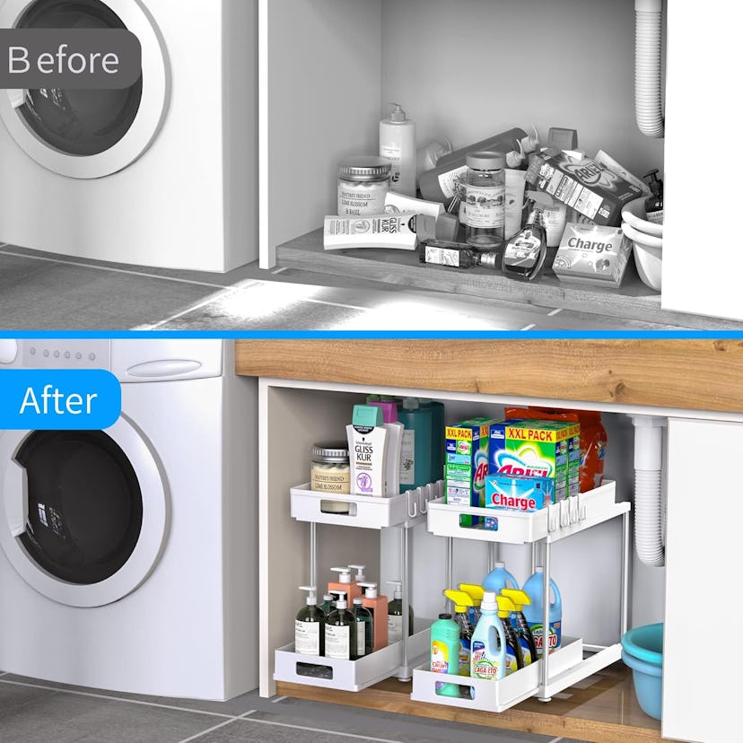 Kjfeoiye Under-Sink Organizers (2-Pack) 