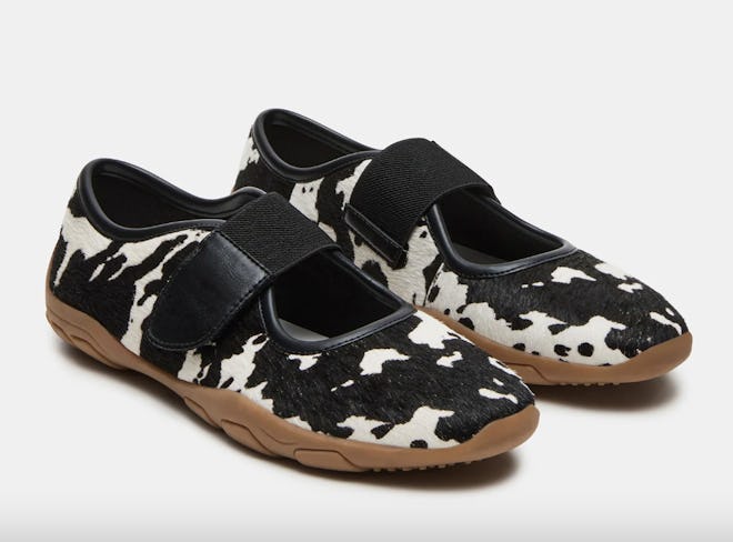 Scooter Black Cow Print