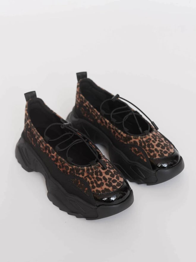 Leopard Bungee Ballet Sneaker