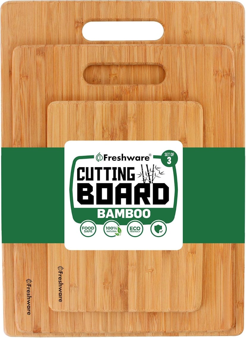 Freshware  Bamboo Cutting Boards (Set of 3)