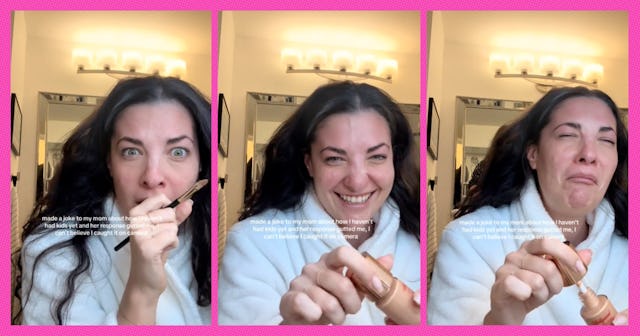 Jessica Teich shared a heartwarming video of her mom, Susan's, reaction to her sharing that she does...