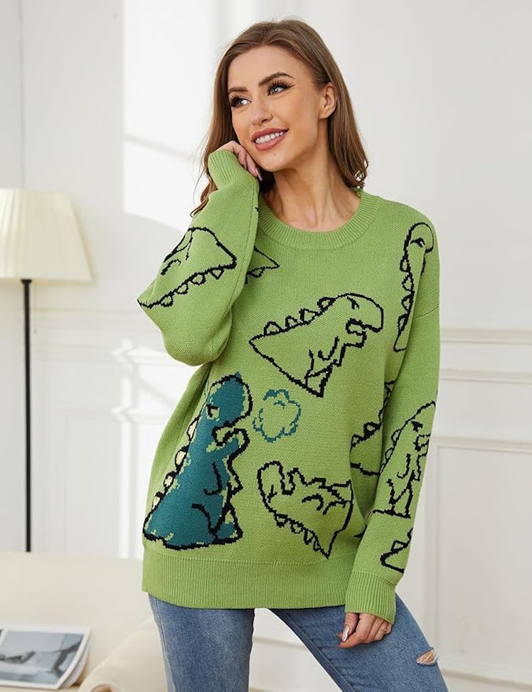 Arssm Dinosaur Sweater