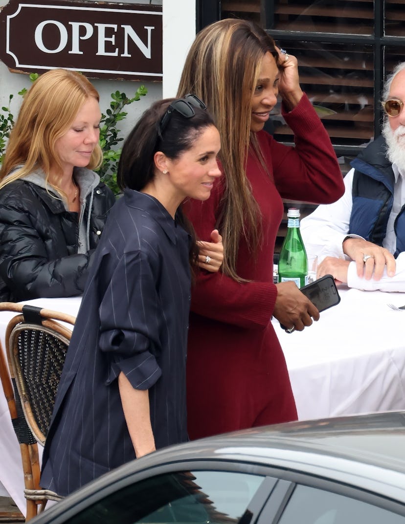 Meghan Markle and Serena Williams in Montecito, March 1, 2025.