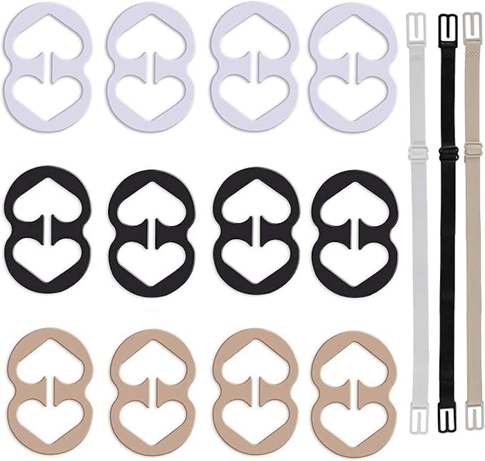 W-Plus Bra Strap Clips (15-Piece Set)