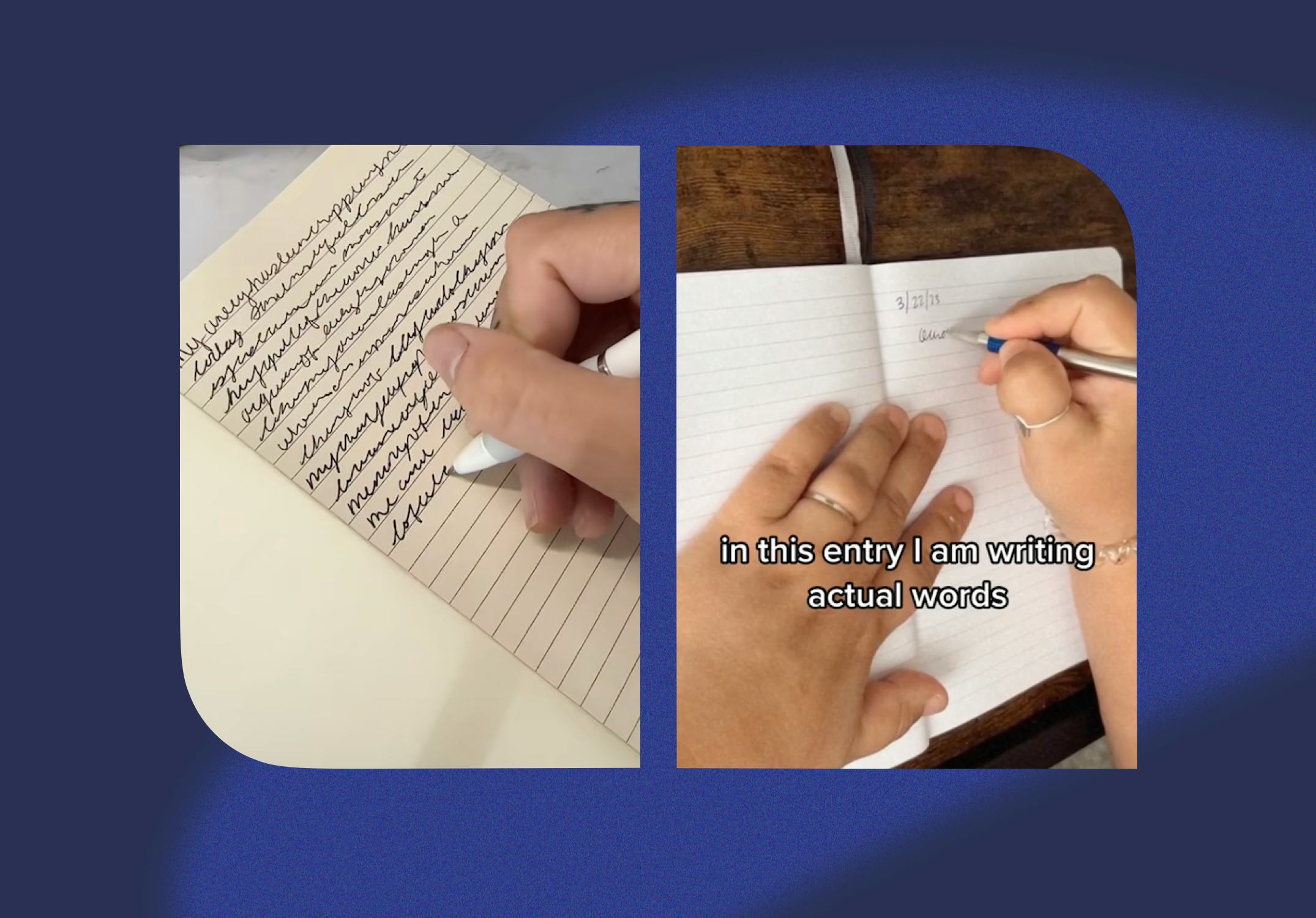 Scribble journaling is an easy way to get your thoughts out.