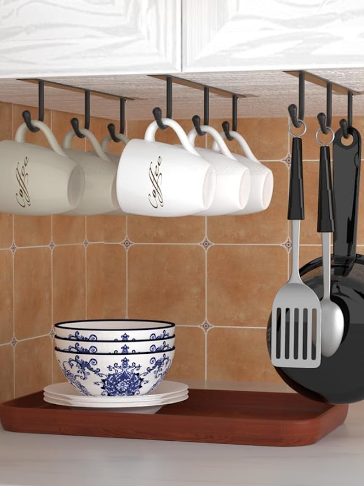 ECROCY Under Cabinet Hooks (3-Pack)