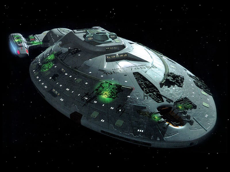 The assimilated USS Voyager.