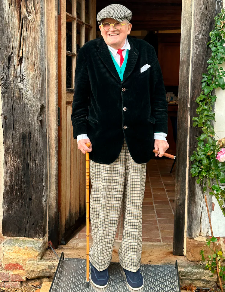 David Hockney in Normandy.