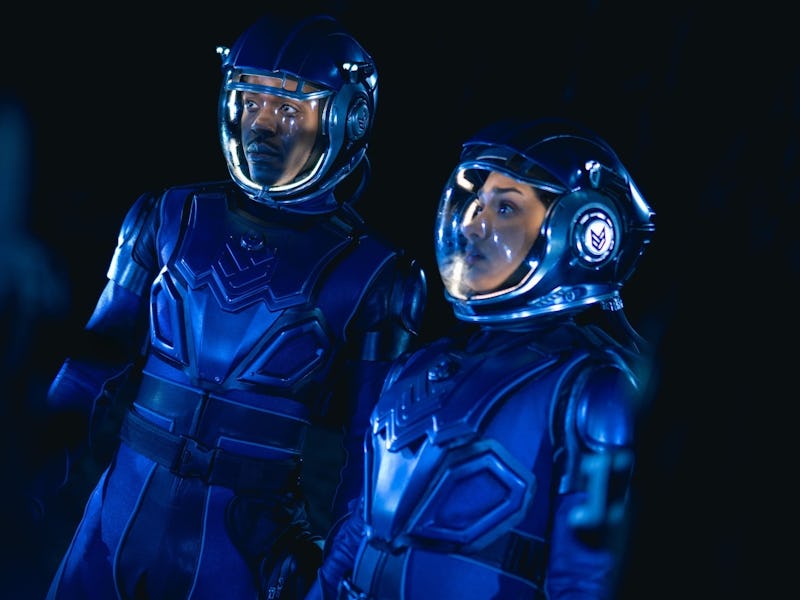 Belinda Chandra (Varada Sethu), The Doctor (Ncuti Gatwa) in 'Doctor Who' Season 2 (2025).