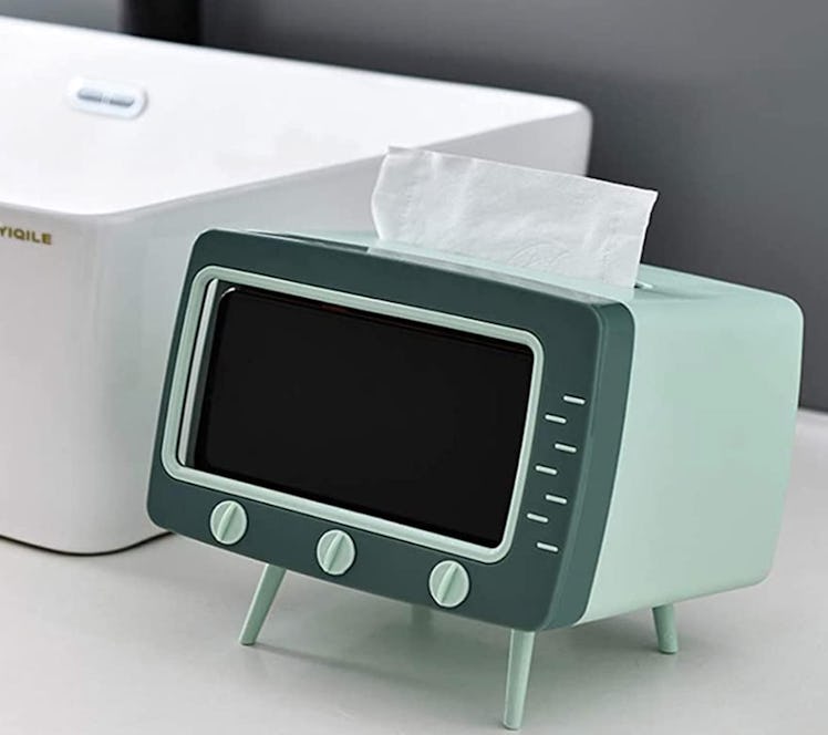 SGVAHY Retro TV Tissue Box Cover 