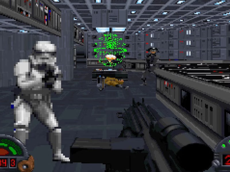 The first level of 'Dark Forces' in 1995.