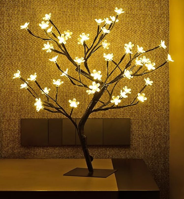 LIGHTSHARE  Cherry Blossom Bonsai LED Light Tree