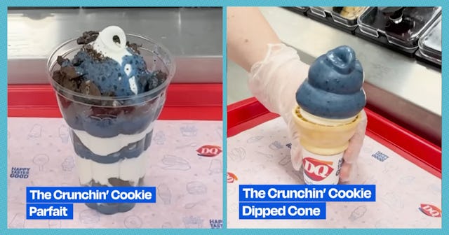 The new Crunchin' Cookie dip cone at Dairy Queen, which is going viral.