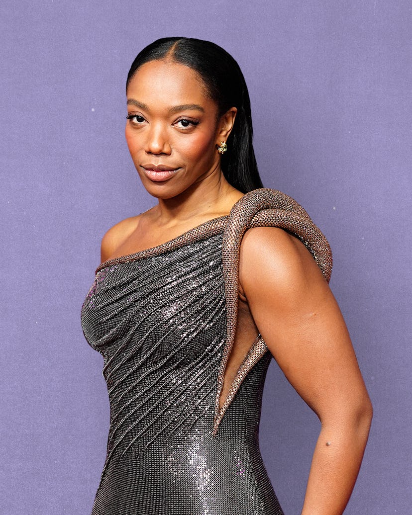 Naomi Ackie attending the 78th British Academy Film Awards, at the Royal Festival Hall, Southbank Ce...