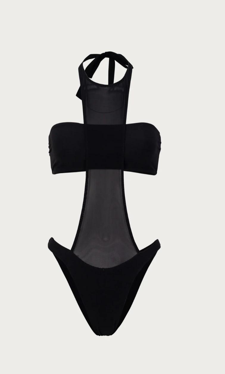 Mesh Panel One Piece