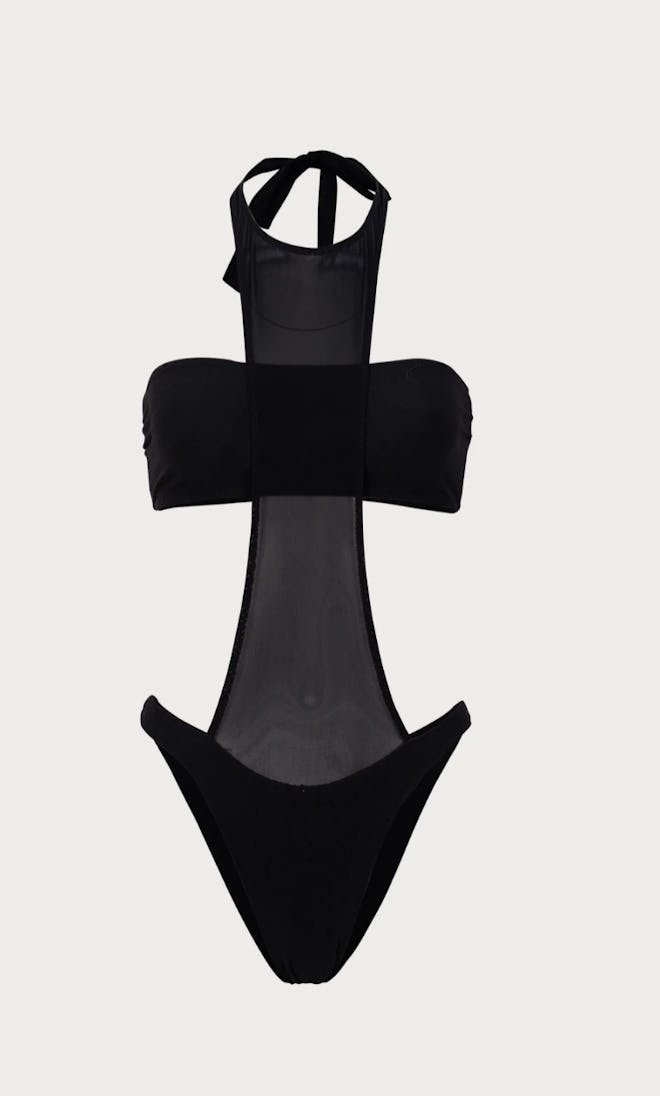 Mesh Panel One Piece