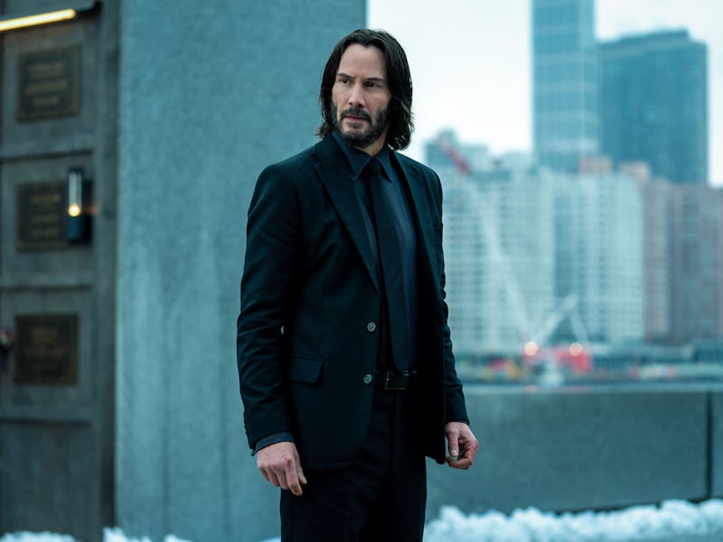 Keanu Reeves as John Wick in John Wick: Chapter 4