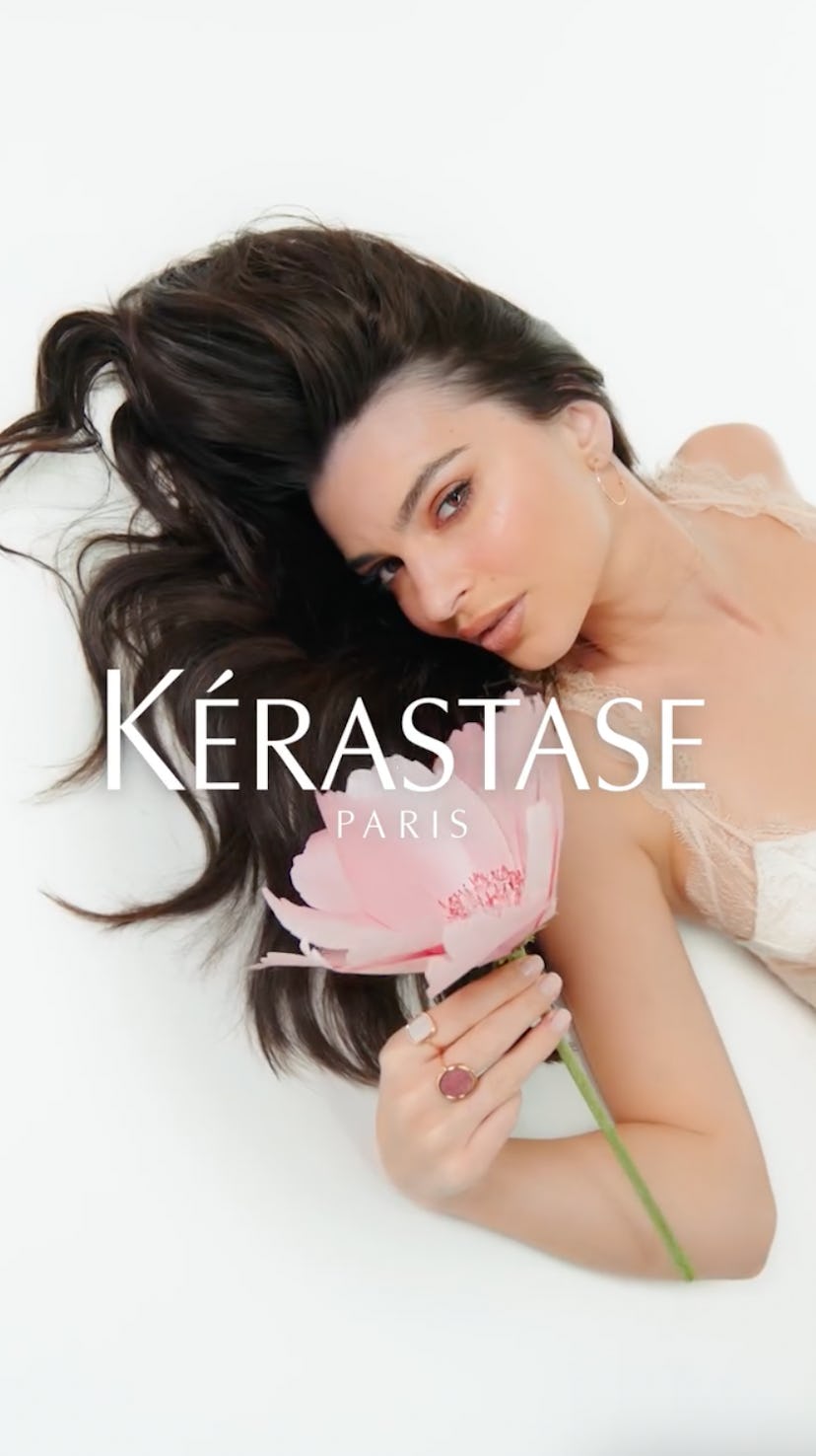 Emily Ratajkowski in Kérastase ad