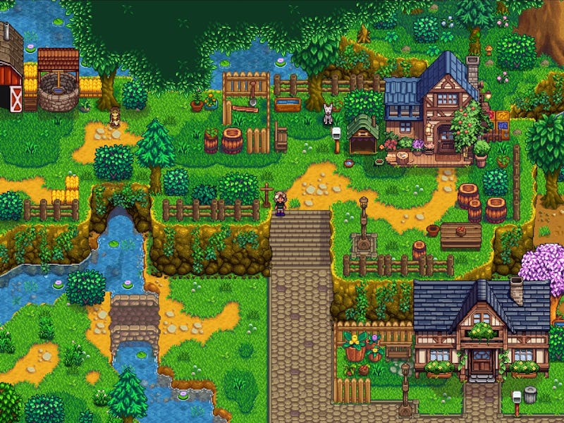 screenshot from Baldur's Village Stardew Valley mod
