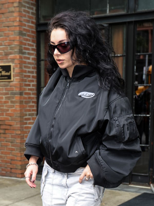 Charli XCX is seen on September 25, 2024 in New York City.