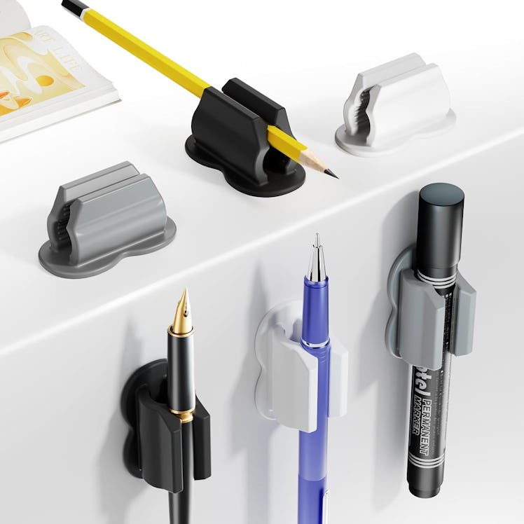 BEFSOP Adhesive Pencil Holders (6-Pack) 