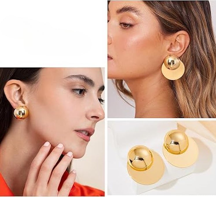 FAMARINE Convertible Disc Earrings