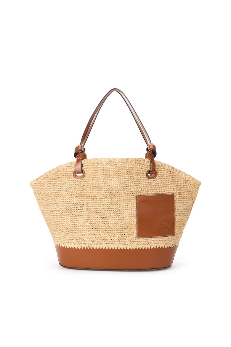 St. Regis Squillo Raffia Tote