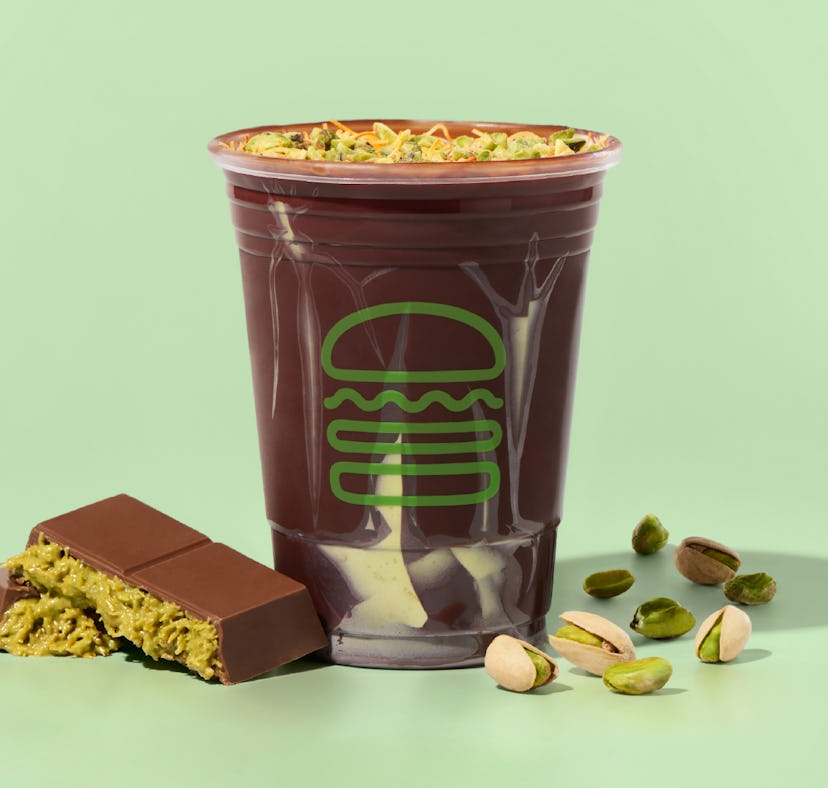 Shack Shack's Dubai Chocolate Pistachio Shake