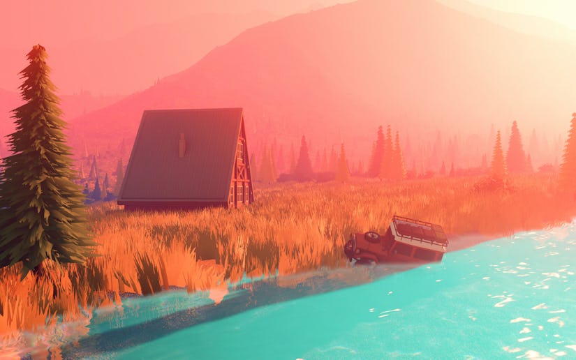 The terrain is its own challenge in Over the Hill.