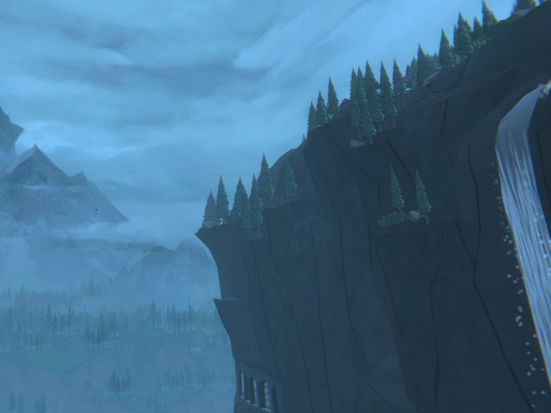 Blue Prince screenshot, the precipice