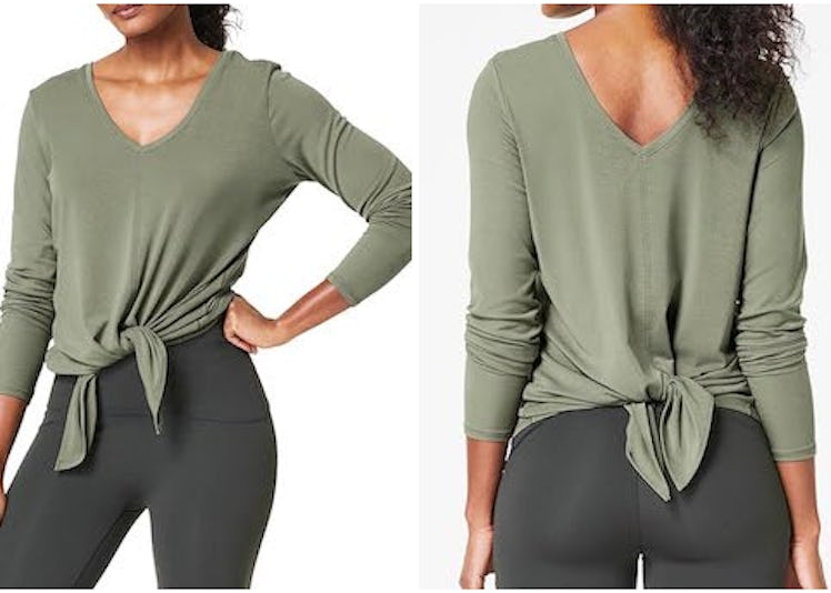 SuperPrity Reversible Tie Yoga Top