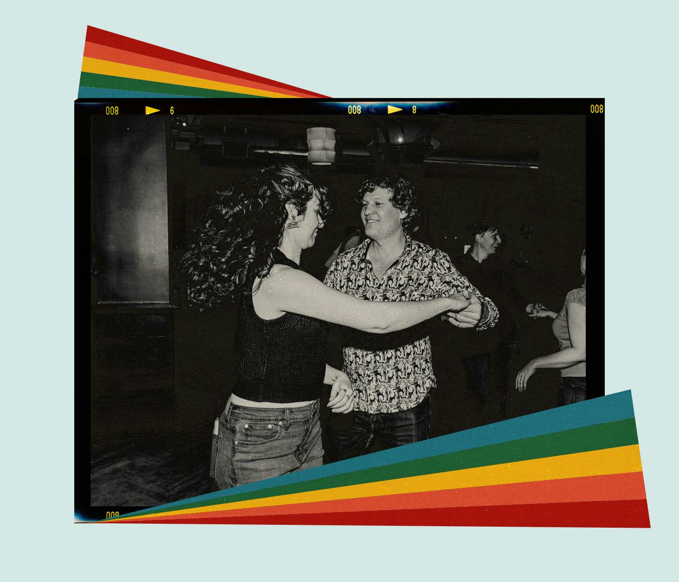 Jodie, 25, met her tight-knit group of queer friends through dancing.