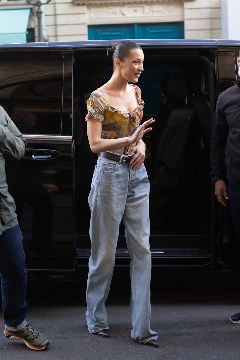 Bella Hadid in Paris, April 14, 2025.