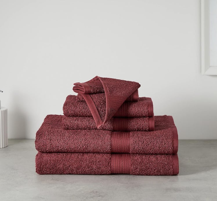 Amazon Basics  Soft Bath Towels Set (6-Pieces)