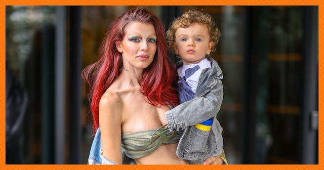 Model and actor Julia Fox claimed her ex-husband had their son baptized without her knowledge, leadi...