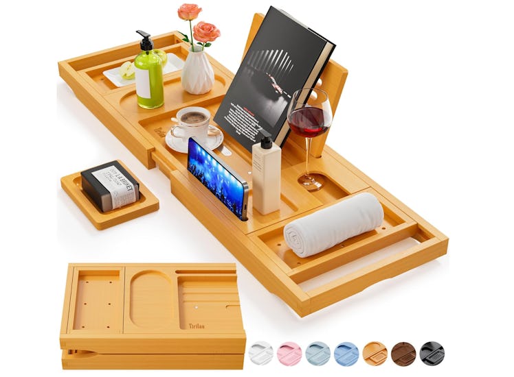 Yirilan Premium Bathtub Tray Caddy 