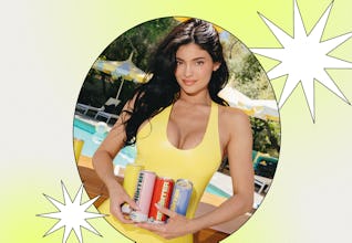 I tried Kylie Jenner’s Sprinter Vodka Soda Palm Springs variety pack at Coachella 2025.