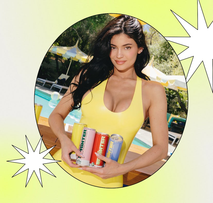 I tried Kylie Jenner's Sprinter Vodka Soda Palm Springs variety pack at Coachella 2025.