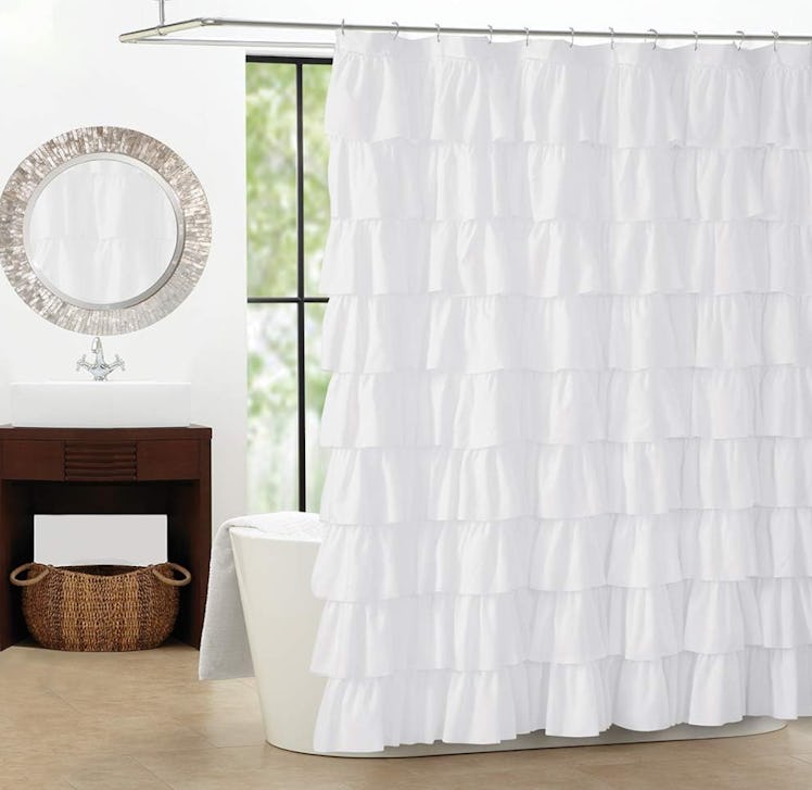 WestWeir Ruffle Shower Curtain