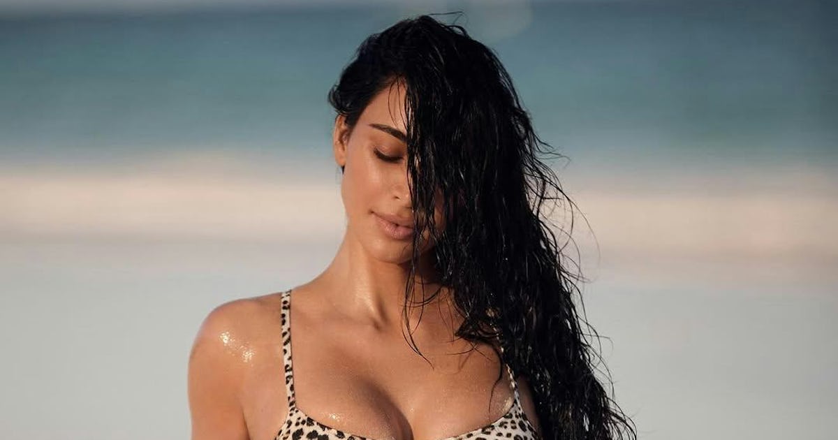 Kim K, Bella Hadid, & Hailey Bieber's Go-To Print Will Be Summer's Top Bikini Trend