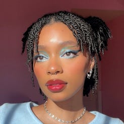 Chrome eyeliner is trending. Here’s how to rock the metallic look.