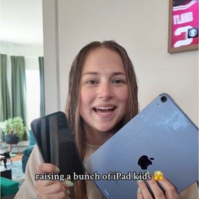 A Mom Is Under Fire For Sharing Her "iPad Family's" Devices On TikTok