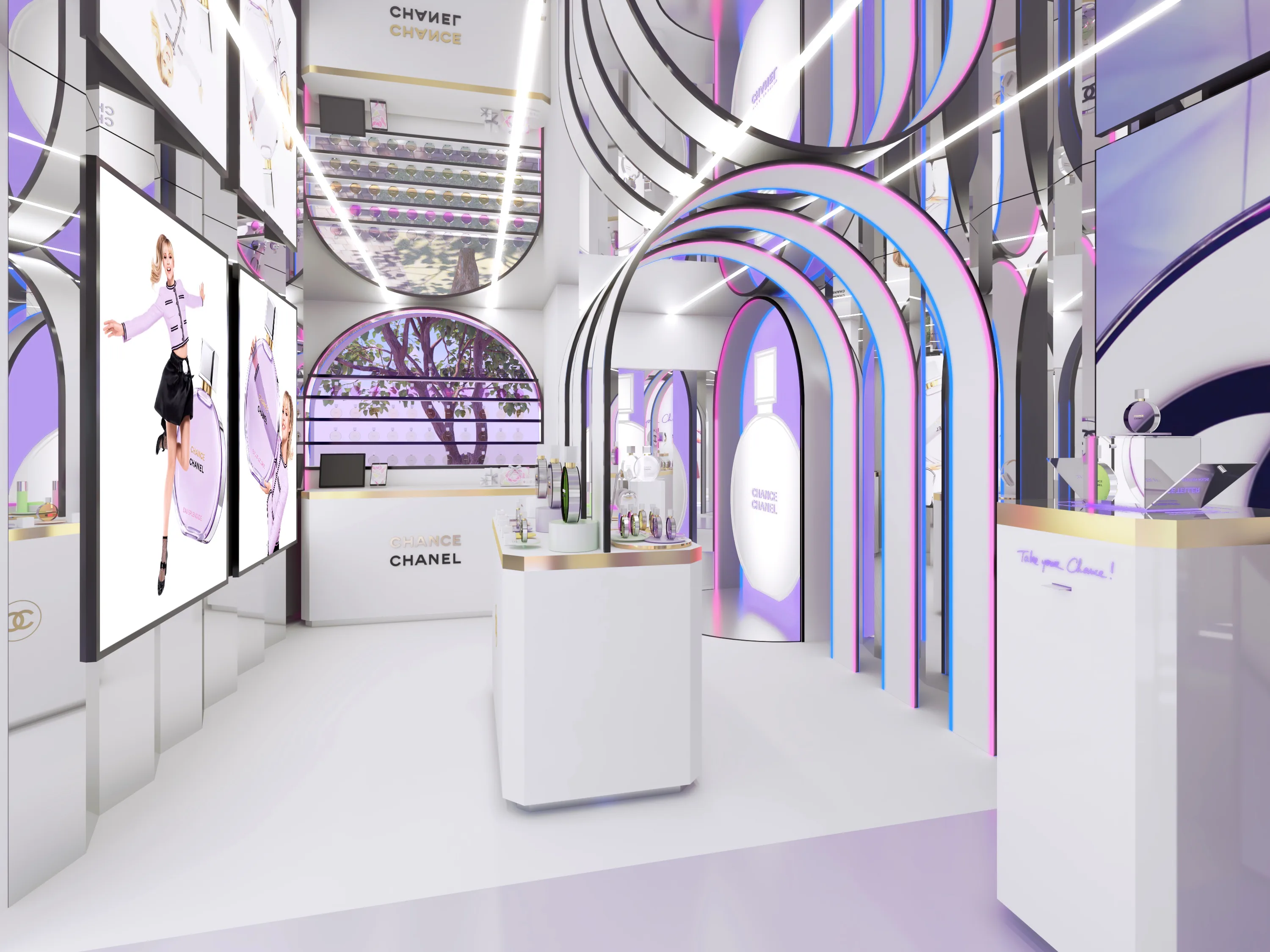 Chanel's Chance Eau Splendide Perfume Exhibit Is Made For