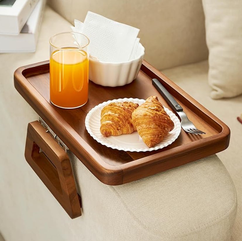 Tinamo Acacia Couch Arm Table