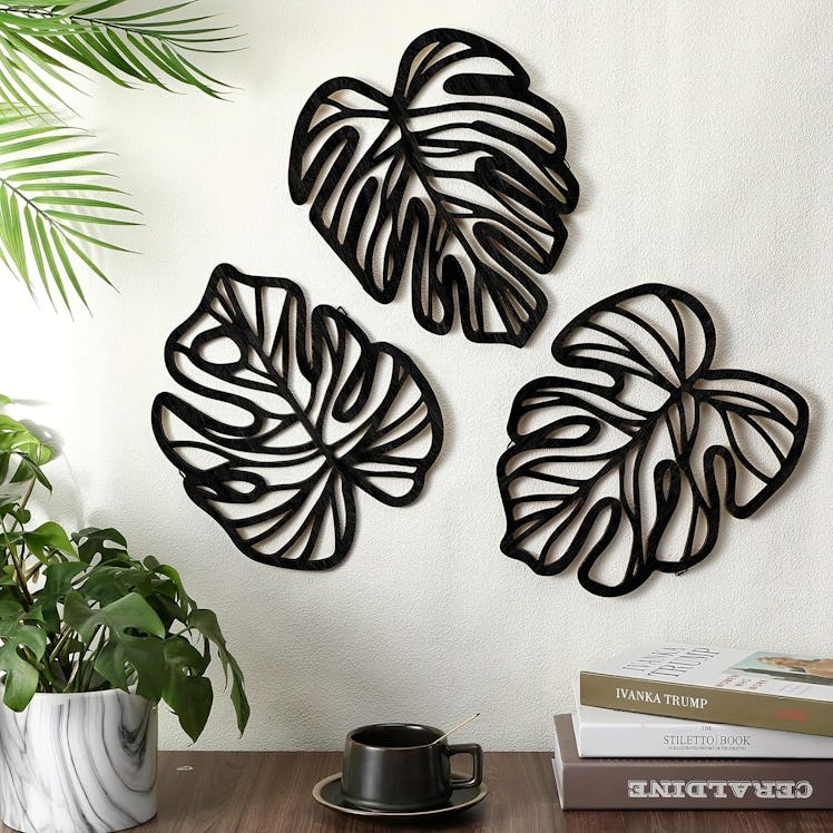 ULIOMU Palm Leaves Wall Decor (3-Pieces)