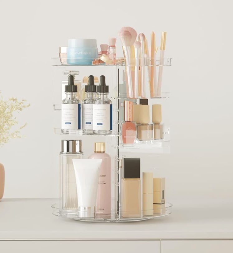 Jiavarry Rotating Makeup Organizer