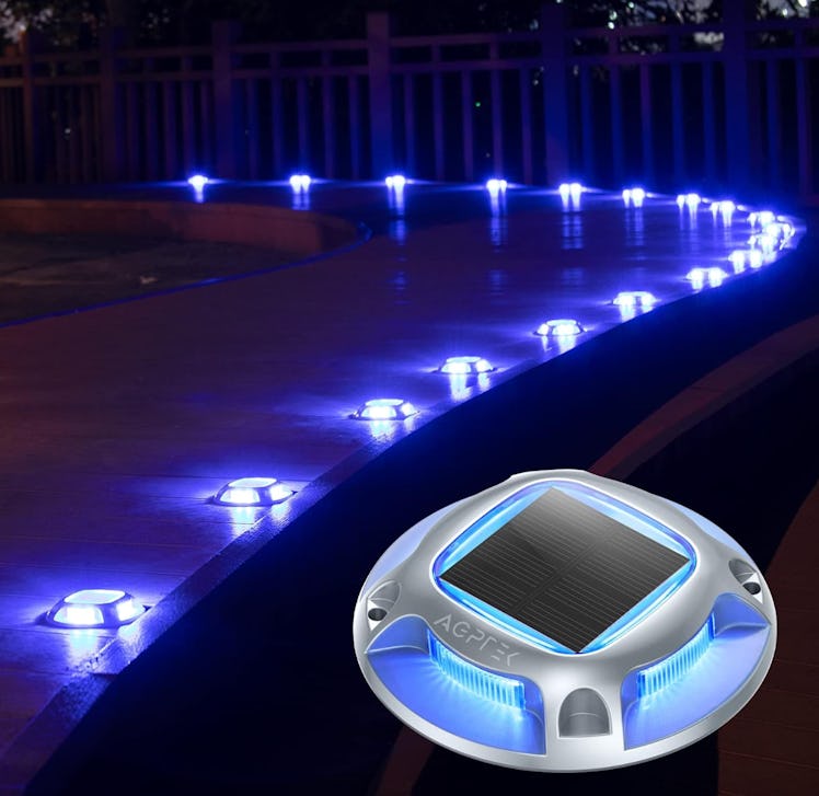 AGPTEK Solar Driveway Lights (4-Pack)