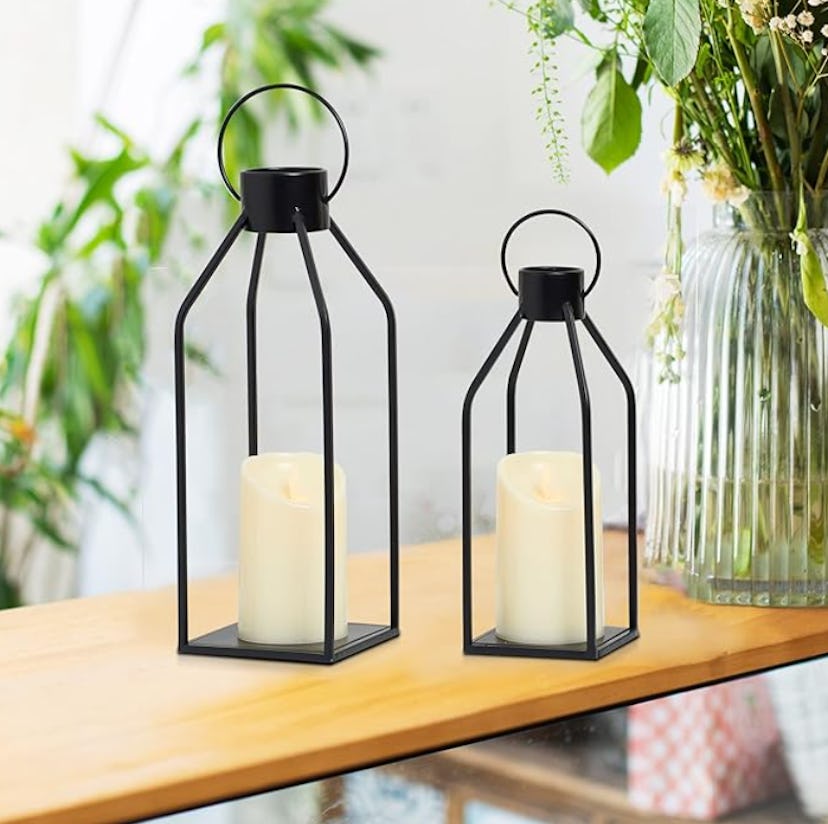 HPC Decor Modern Laterns (2-Pack)